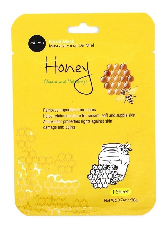 Celavi Essence Facial Face Mask Paper Sheet Korea Skin Care Moisturizing 9 Pack (Mix of 9)