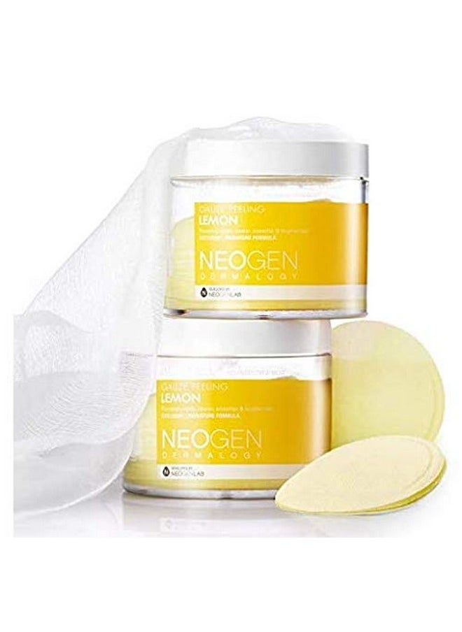 DERMALOGY by NEOGENLAB Bio-Peel Gauze Peeling Pads, Lemon, 30 Count