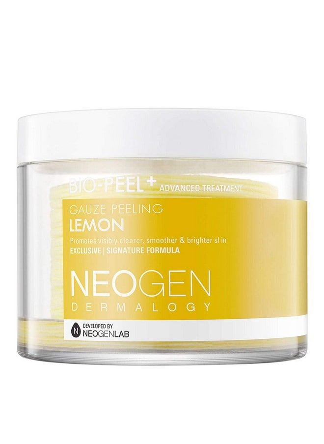 DERMALOGY by NEOGENLAB Bio-Peel Gauze Peeling Pads, Lemon, 30 Count