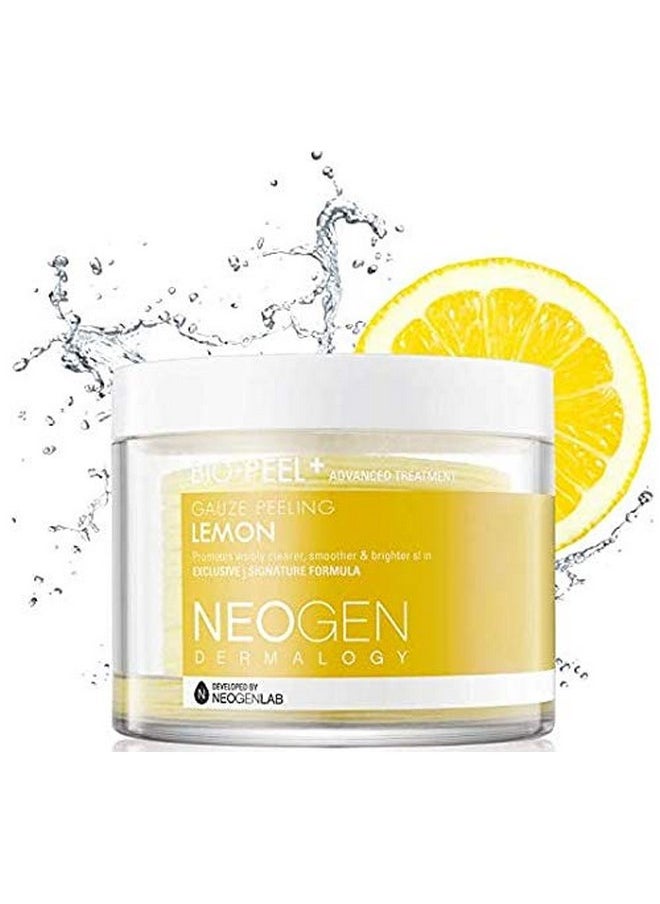 DERMALOGY by NEOGENLAB Bio-Peel Gauze Peeling Pads, Lemon, 30 Count