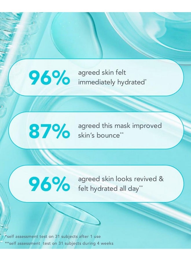 TULA Skin Care H2Oasis Instant Skin Reviving Mask - Hydrating Face Mask, Plumps and Energizes Tired Dehydrated Skin, Contains Resurrection Plant and Desert Lime, 2.7 Fl Oz.