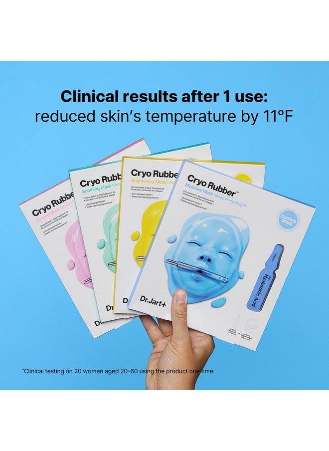 Dr.Jart+ Cryo Rubber Face Mask with Moisturizing Hyaluronic Acid | Korean Skin Care, 1.41 Ounce