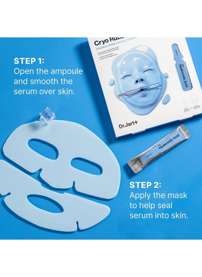Dr.Jart+ Cryo Rubber Face Mask with Moisturizing Hyaluronic Acid | Korean Skin Care, 1.41 Ounce