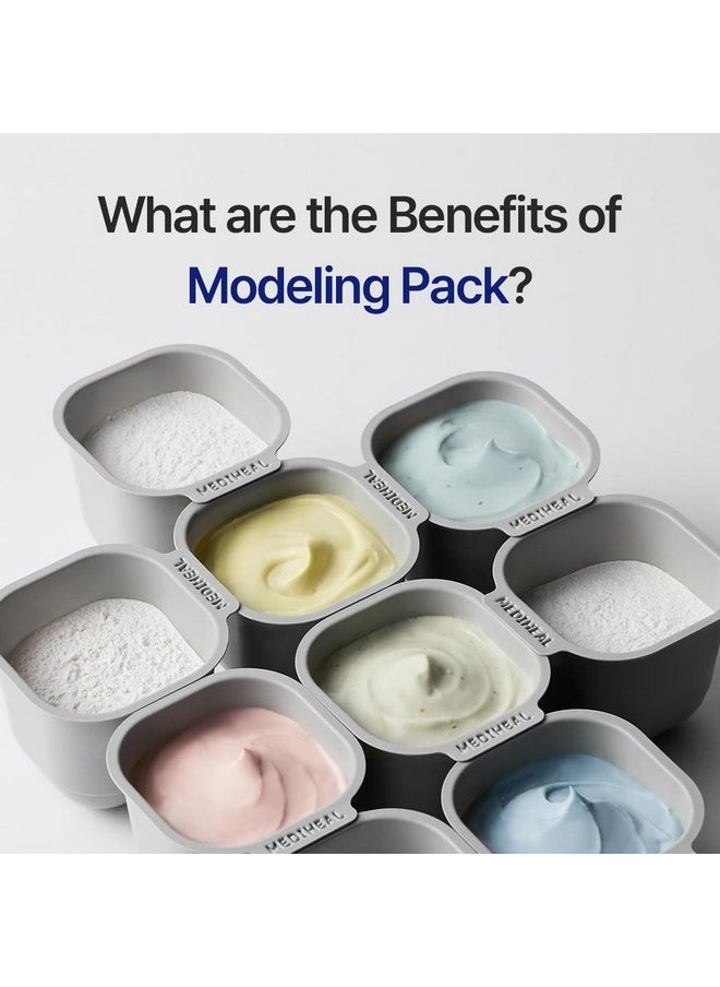 Mediheal Derma Modeling Pack (Collagen) - Filling Elasticity For Glow Skin - Easy DIY Home Spa Kits, Hydrating Icy Jelly Mask For Skin Refreshment