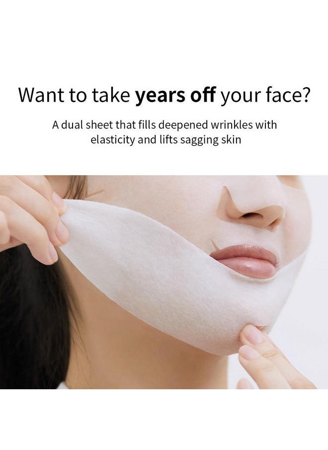 Mediheal Retinol Collagen Ampoule Lifting Mask (4 Counts) for V Line Mask Anti-Aging - Helps Reduce Fine Lines & Wrinkles, and Smoothens Skin