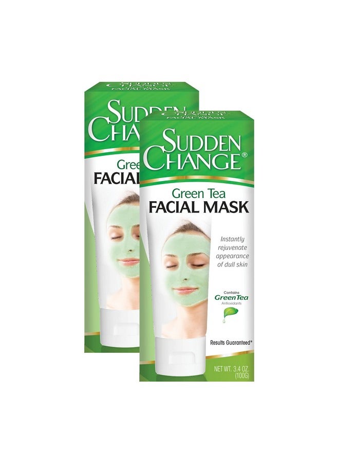 Sudden Change Green Tea Facial Mask 3.4oz by Sudden Change