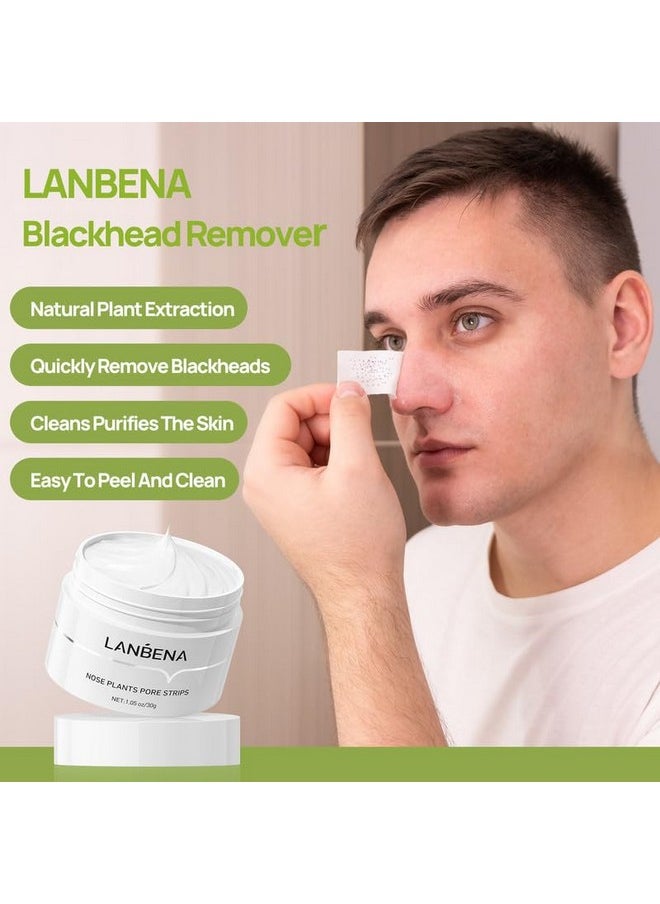 LANBENA Blackhead Remover - Peel Off Mask for Nose & Face, Blackhead Removal Kit 1.05oz