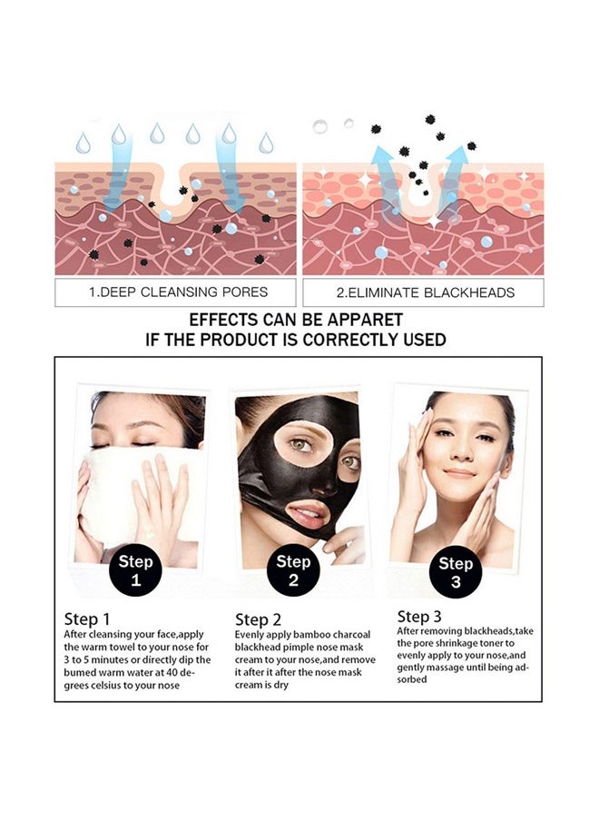 AICHUN BEAUTY Bamboo Charcoal Peel Off Mask Complex Rejuvenating System Deep Cleansing Exfoliating Hydrating 120ml/4.06fl.oz