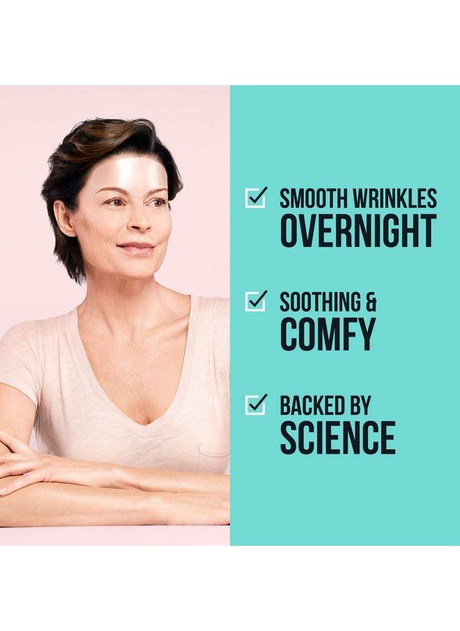 SiO Beauty BrowLift Forehead Anti-Wrinkle Patch - Rapid Overnight Reusable Silicone Patch to Reduce Furrows, Expression Lines, and Creases