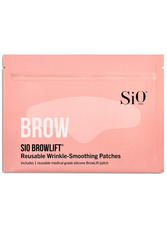 SiO Beauty BrowLift Forehead Anti-Wrinkle Patch - Rapid Overnight Reusable Silicone Patch to Reduce Furrows, Expression Lines, and Creases