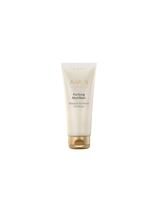 AHAVA Purifying Mud Mask - Indulging Mud Mask Cleaning & Purifying the Skin, Soothes, Softens & Clarifies, Enriched with Exclusive Osmoter, Dead Sea Mud, Aloe Vera, Vitamin B5 & Jojoba Oil, 3.4 Fl.Oz