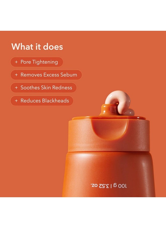 APRILSKIN Carrotene IPMP 3-Min Quick Dry Pore Caring Clay Mask | Kaolin & Zinc PCA | Reduces Pores & Sebum | Cooling Effect | Vegan | Gentle Exfoliation | Korean Skin Care | 5.07 oz