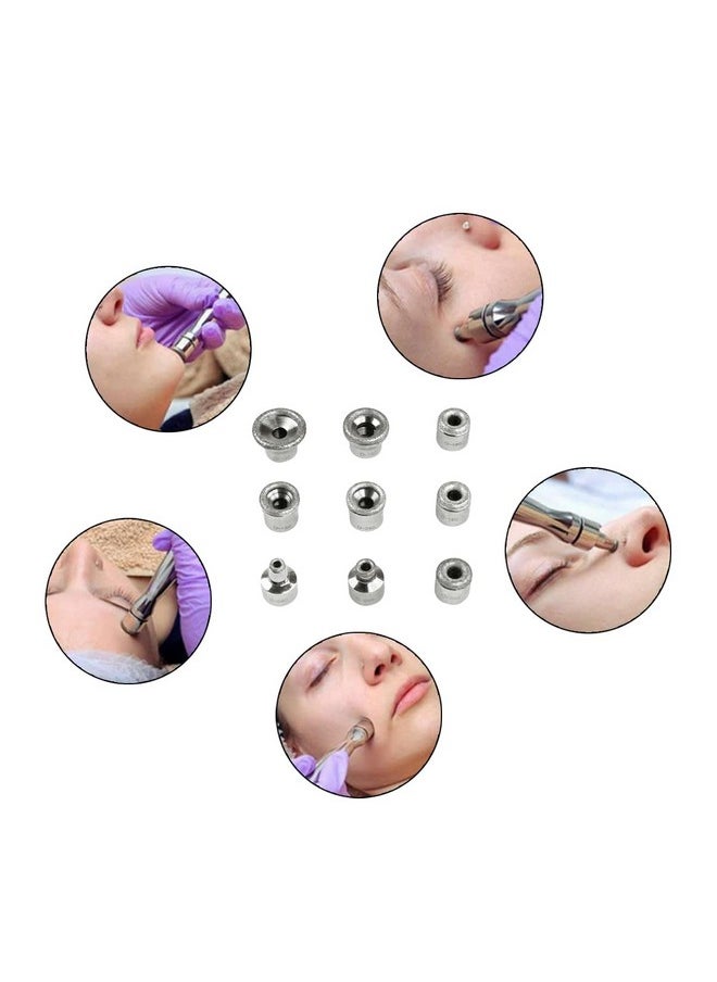 Diamond Dermabrasion Head Microdermabrasion Exfoliator Home Facial Dermabrasion Tool Dermabrasion Replacements 9Tips