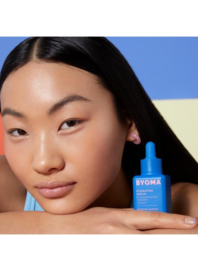 BYOMA Hydrating Serum - Moisturizing Facial Serum with Squalane, Glycerin & Ceramides - Hydrating for Glowing, Dewy Skin - 1.01 fl. oz