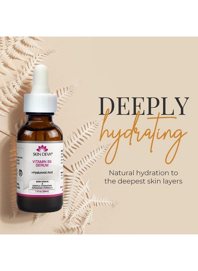 SKIN DEVA Vitamin B5 + Hyaluronic Acid Serum For Face Skin Serum Packed with B5 Relieves Perfect Vitamin Serum