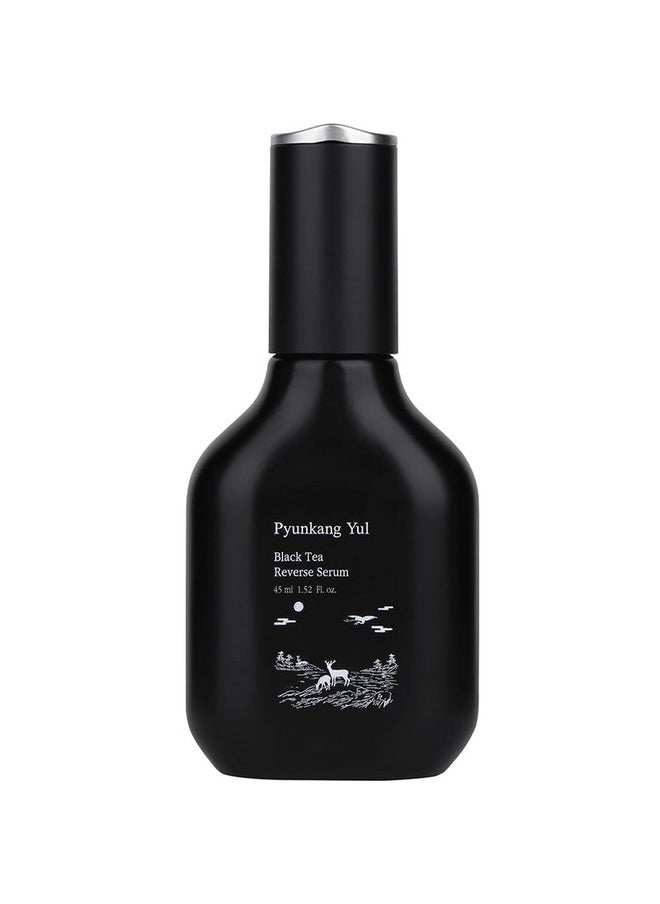 [PKY] Pyunkang Yul Black Tea Boosting Serum for Anti-aging, Condensed Nutrition for Fine Line Care with Kombucha, Ginseng Fruit Extract, Zero-Irritation, Korean Skincare (1.52 Fl. Oz, 45ml)