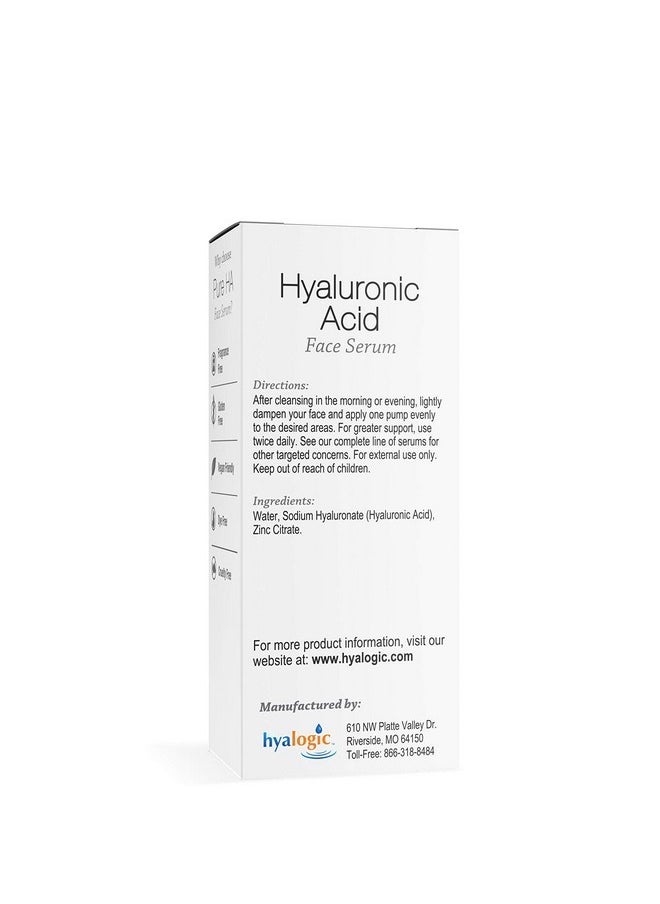 Hyalogic Episilk Pure HA Facial Serum - Face Serum with Hydrating Hyaluronic Acid - Moisturizing Skin Care to Soften & Hydrate the Skin - Non Greasy, Fragrance & Dye Free - 1oz