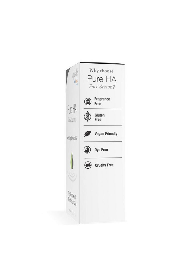 Hyalogic Episilk Pure HA Facial Serum - Face Serum with Hydrating Hyaluronic Acid - Moisturizing Skin Care to Soften & Hydrate the Skin - Non Greasy, Fragrance & Dye Free - 1oz