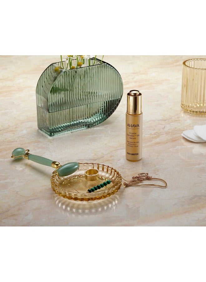 AHAVA Crystal Osmoter X6 Serum - Revolutionary Youth Booster & Intense Wrinkle Reduction, Enhances Youthful Glow & Firming, Enriched with Exclusive Blend of Dead Sea Osmoter & Jojoba Oil, 1 Fl.Oz