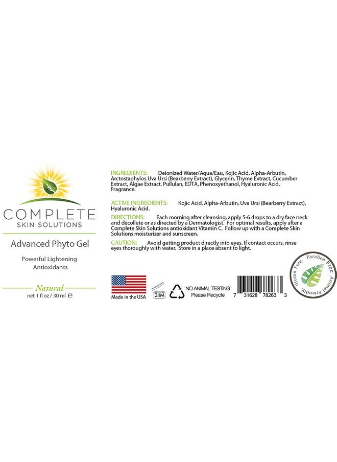 Complete Skin Solutions Advanced Phyto Gel Serum 1 oz