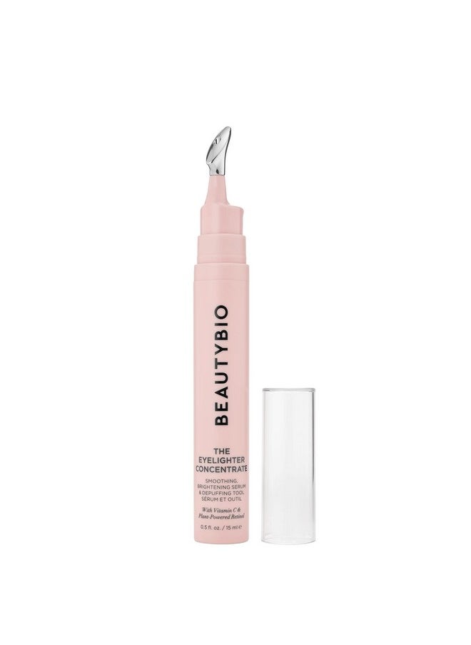 BeautyBio The Eyelighter Concentrate. Smoothing, Brightening & Priming Serum + Depuffing Tool