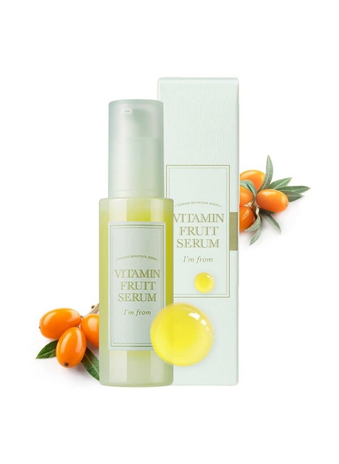 [I'm from] Vitamin Fruit Serum 1.01 Fl Oz | 74% Sea Buckthorn with 1032mg vitamin C, Glow, Smooth, Soft Skin, Light Texture, Korean vitamin c serum