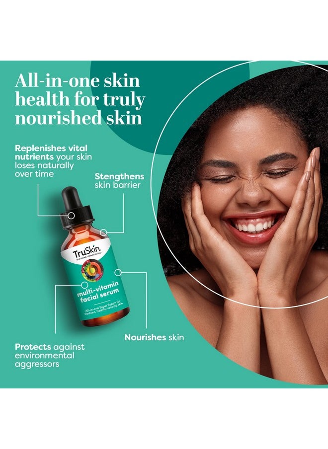 TruSkin Facial Serum with 11 Plant-Derived Vitamins & Minerals for Radiant, Healthy Skin