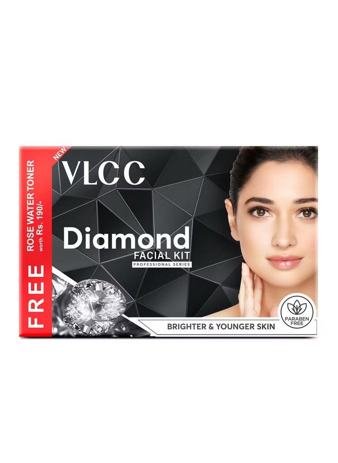 VLCC Diamond Facial Kit + FREE Rose Water Toner | 300gm + 100ml