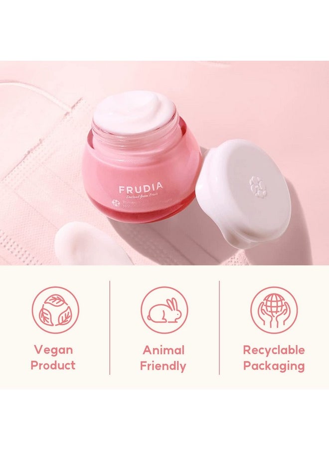 FRUDIA WELCOS Pomegranate Nutri-Moisturizing Face Cream | Facial Moisturizer for Skin Firmness & Vitality Korean Skin Care Face Moisturizer Cream w/Adenosine, Pomegranate & Fruit Seed Oil 1.85 fl oz
