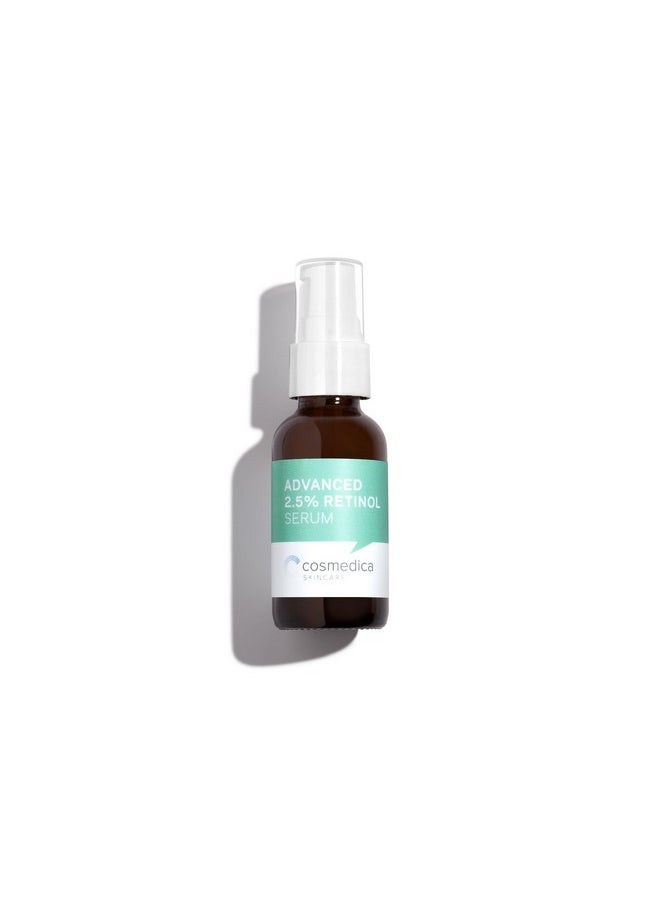 Retinol Serum 2.5%, 1oz & Retinol Cream 2oz Complete Anti Aging Skincare Combo Set