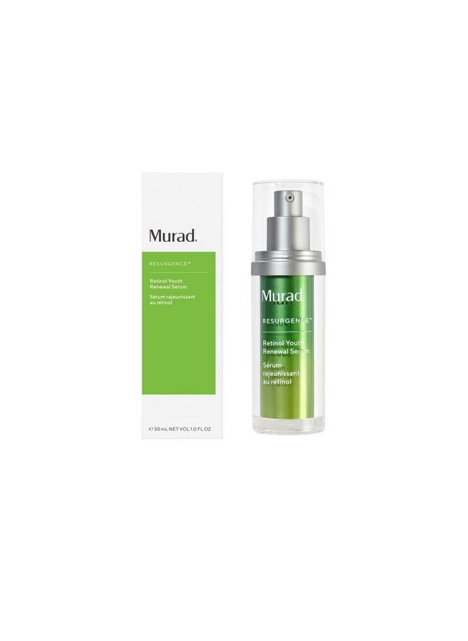Murad Retinol Youth Renewal Serum - Rapid-Action Retinol Treatment for Face and Neck - Visibly Reduces Lines and Wrinkles, Firms and Smooths Skin, Nightly Use Formula - 1.0 Fl Oz