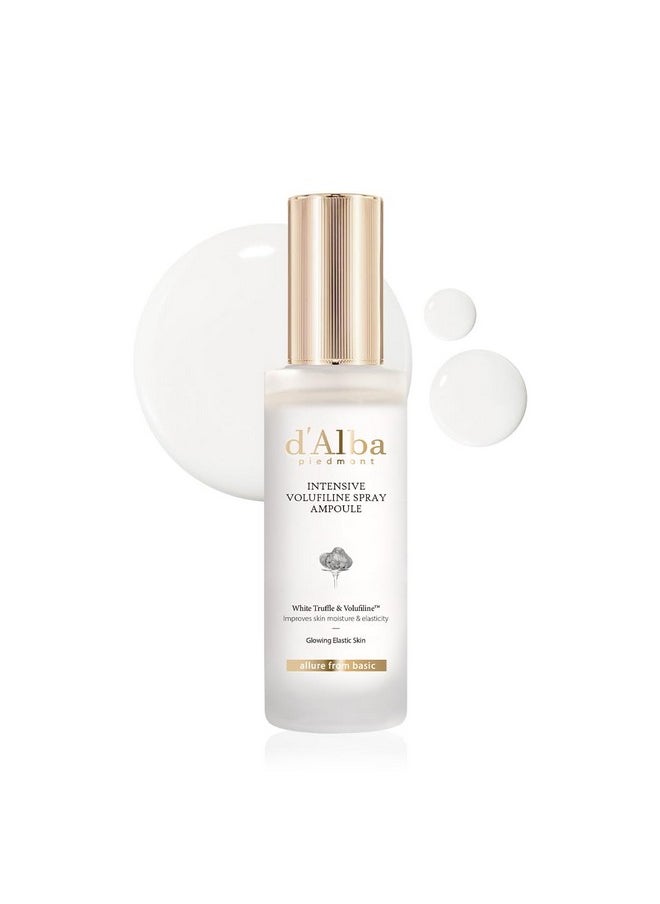 d'alba Piedmont Intensive Vegan Volufiline Spray Ampoule, premium elasticity care treatment, 50,000ppm Volufiline ampoule, ultimate skin-firming, 1.69 fl.oz