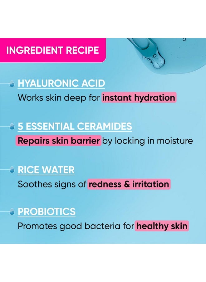 Dot & Key Hydrating Hyaluronic Acid Serum With Vitamin C + E | For Plump, Glowing Skin | Face Serum for Dry Skin, Oily & Normal Skin | With Ceramide & Acai Berry | 30ml