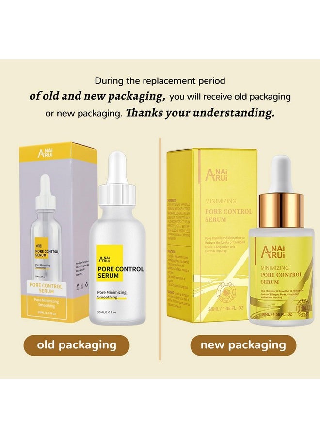 ANAI RUI Pore Minimizer Serum, Pore Minimizer for Face, Pore control,Minimizing, Shrinking, Tightening Pores, Refine Skin Texture 1 fl.oz