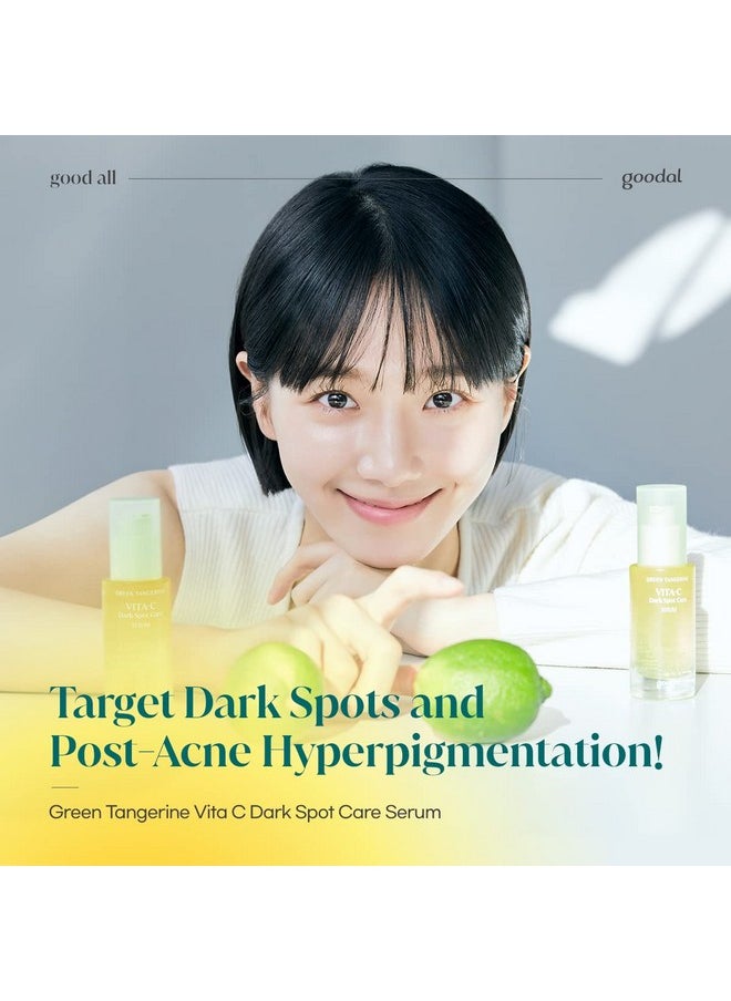 Goodal Green Tangerine Vitamin C Serum for Sensitive Skin | Anti-Aging, Acne Scars, Fine Lines, Hyperpigmentation, and Dark Circles Treatment (40ml, 1.41 fl oz)