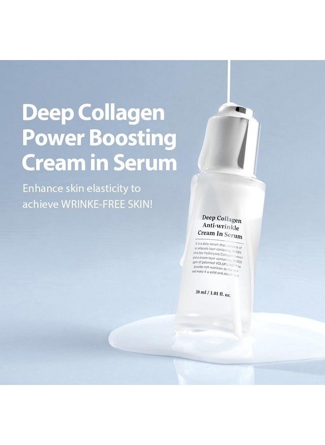 SUNGBOON EDITOR Deep Collagen Anti-wrinkle Cream In Serum | Collagen & Niacinamide Face Serum for Women | Hydrating for Sensitive Skin | Glass Skin Korean Skincare