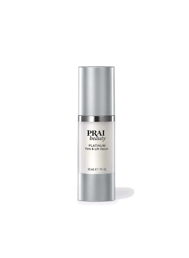 PRAI Beauty Platinum Firm and Lift Serum, Anti-Aging Face Serum for Instant Face Lift, Nourishing and Hydrating Serum, Vegan, Cruelty-Free, 1 Fl oz
