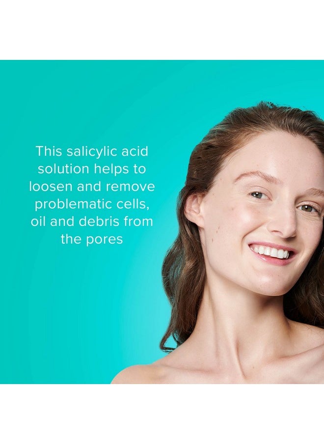 ClarityRx Fix It 2% Salicylic Acid Pore Perfecting Solution, Natural Plant-Based Treatment for Acne-Prone & Oily Skin (2 fl oz)