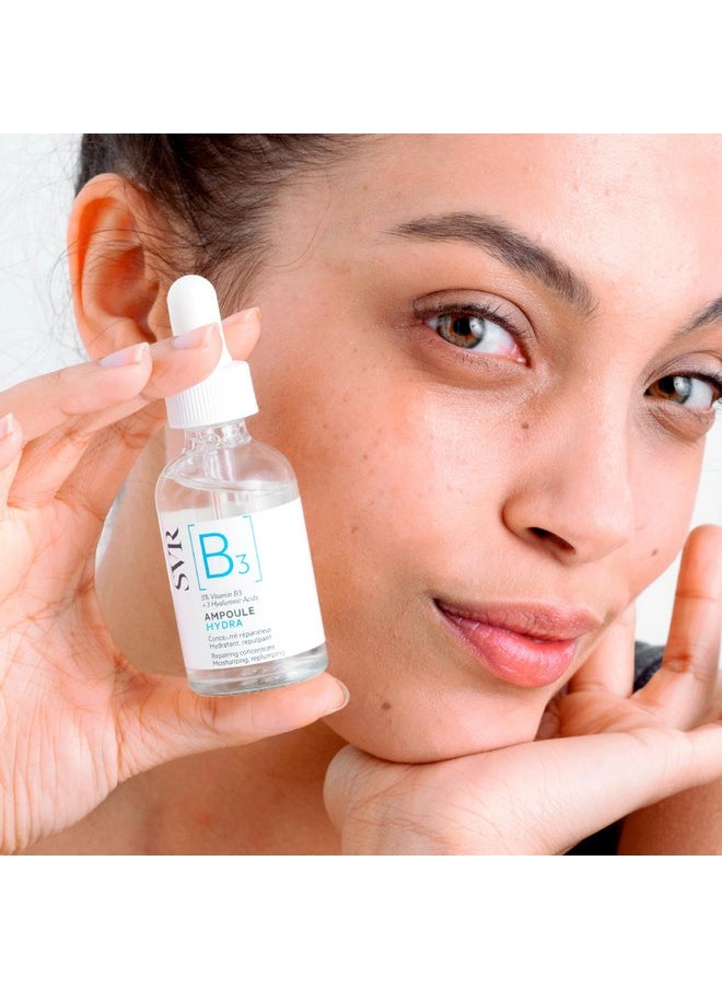 SVR [B3] Concentrate Hydra Plumping Face Serum With Niacinamide And 3 Types Of Hyaluronic Acid. Moisturize, Visibly Plumps And Reduces The Appearance Of Fine Lines. Fragrance Free Care, 1 Fl.oz.