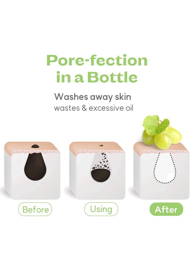 WELCOS FRUDIA Green Grape Pore Control Toner | Pore Minimizing Toner w/GG Extract, Tannin Pore Complex & Anti Sebum P | Korean Skin Care Toner for Sensitive Skin | Pore Reducing Toner (6.59 fl oz)