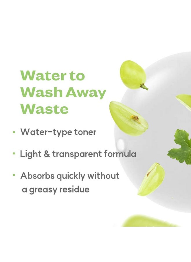 WELCOS FRUDIA Green Grape Pore Control Toner | Pore Minimizing Toner w/GG Extract, Tannin Pore Complex & Anti Sebum P | Korean Skin Care Toner for Sensitive Skin | Pore Reducing Toner (6.59 fl oz)
