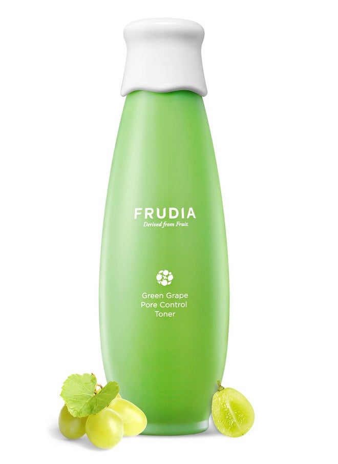 WELCOS FRUDIA Green Grape Pore Control Toner | Pore Minimizing Toner w/GG Extract, Tannin Pore Complex & Anti Sebum P | Korean Skin Care Toner for Sensitive Skin | Pore Reducing Toner (6.59 fl oz)