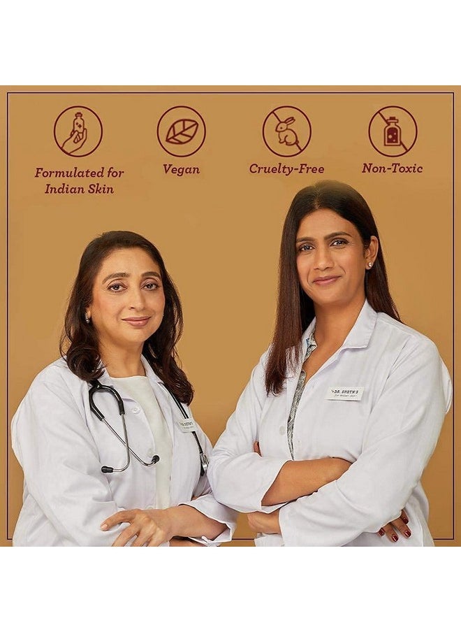 Dr. Sheth's Centella & 10% Niacinamide Face Serum| Acne Scars, Acne Marks, Redness & Skin Irritation|Lightweight & Quick-Absorbing|Fades Discoloration & Improves Skin Texture|For All Skin Types|30 Ml