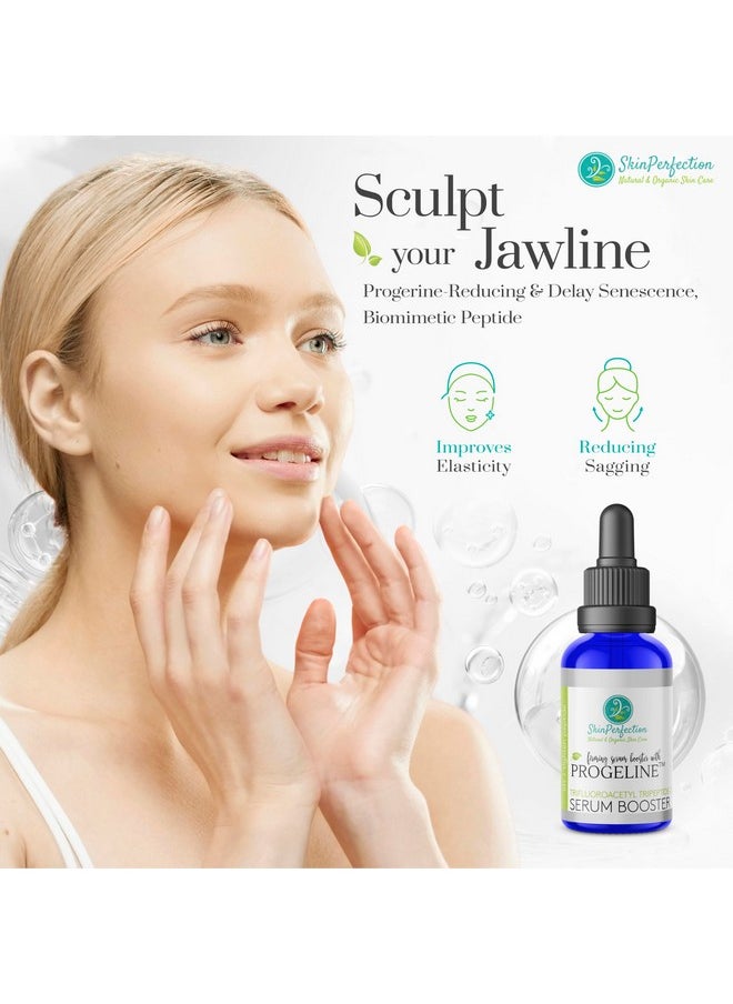 Skin Perfection Face Serums for Anti Aging Booster with Progeline Peptide Repair Serum - Skin Firming & Tightening Booster for DIY Cream & Serum for Face Anti Aging with Trifluoroacetyl Tripeptide-2