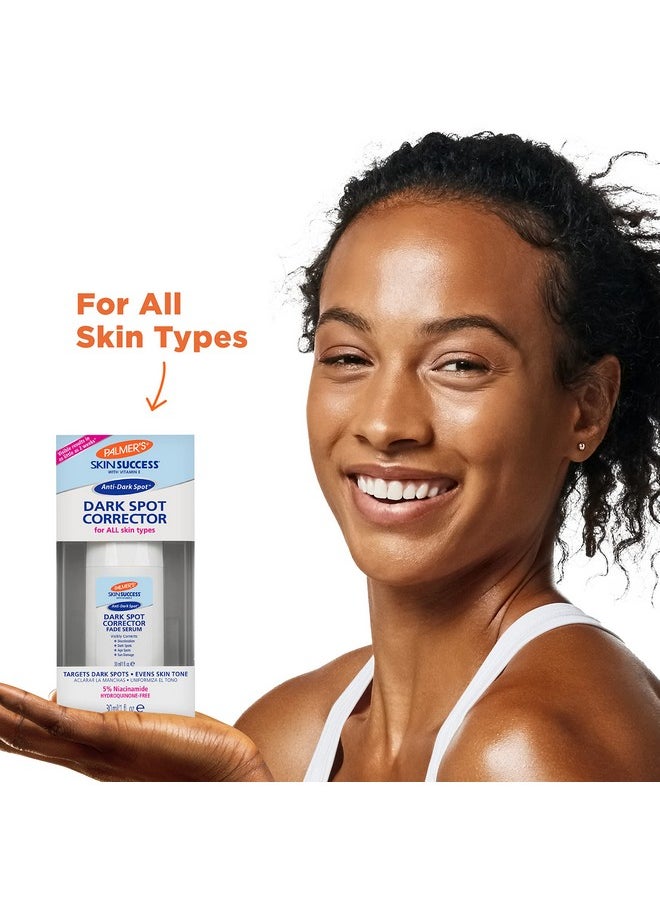 Palmer's Skin Success Dark Spot Corrector Fade Serum with Vitamin E and Niacinamide, Helps Reduce Dark Spots and Discoloration, Facial Serum for Uneven Skintone, 1 Ounce