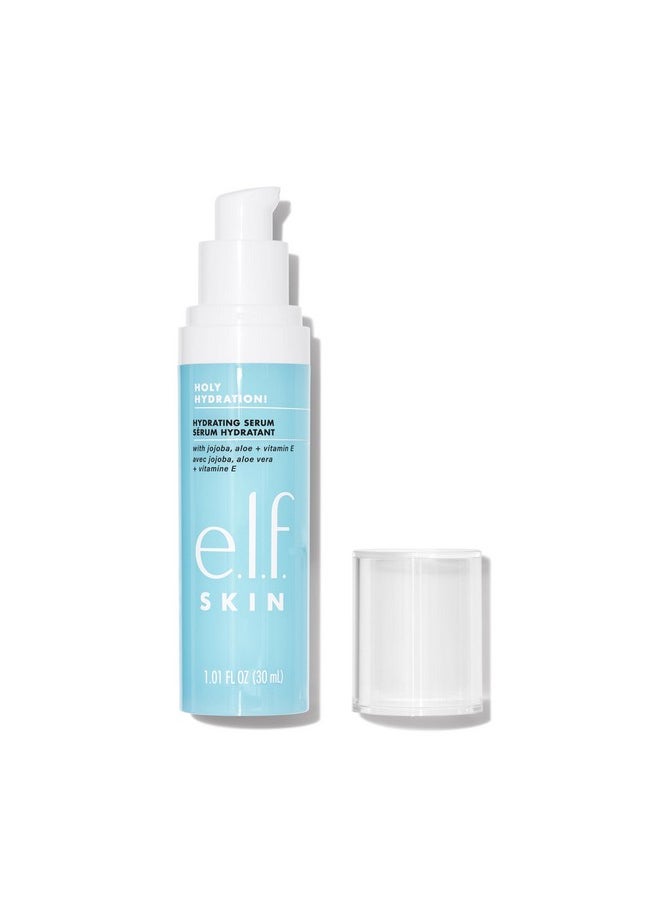 e.l.f. SKIN Holy Hydration Hydrating Serum, Ultra Moisturizing Formula, Strengthens & Protects Skin, 1.01 Fl Oz, 30 ml