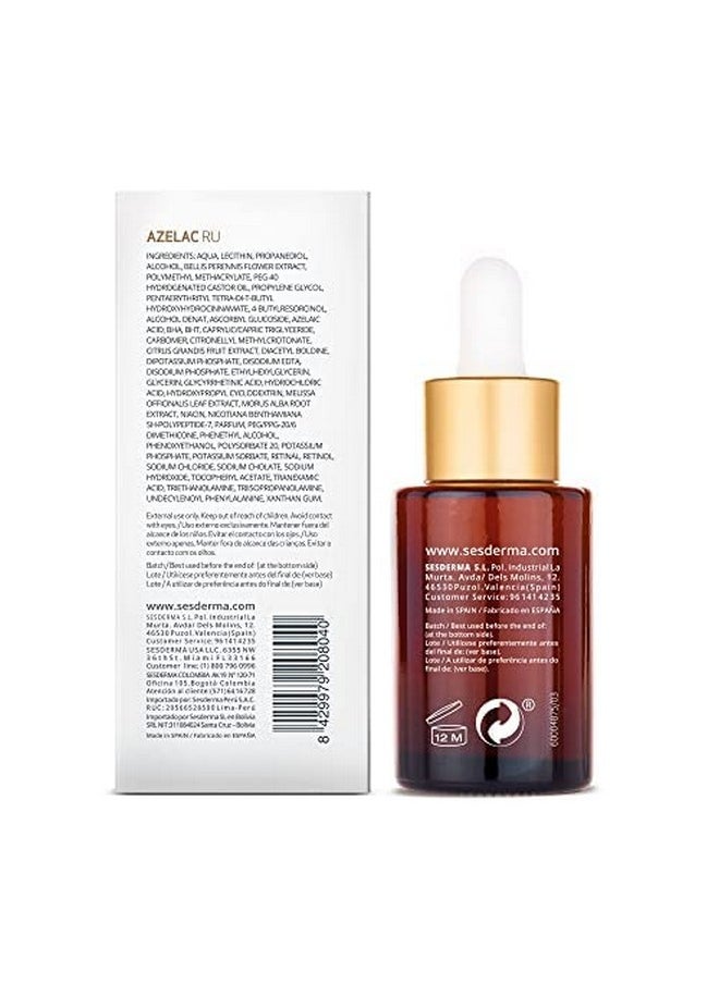 Sesderma AZELAC RU Liposomal Facial Serum 1.0 fl. Oz for Sun Spots, Age Spots and Hyperpigmentation