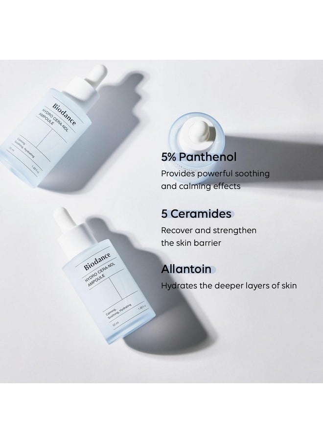 Biodance Hydro Cera-nol Ampoule, Intensive Moisturizing Serum, Deep Hydration & Soothing Ampoule | 1.69 fl. oz x1ea