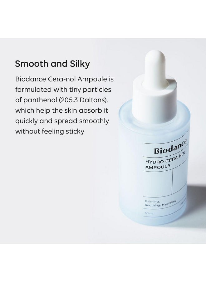 Biodance Hydro Cera-nol Ampoule, Intensive Moisturizing Serum, Deep Hydration & Soothing Ampoule | 1.69 fl. oz x1ea