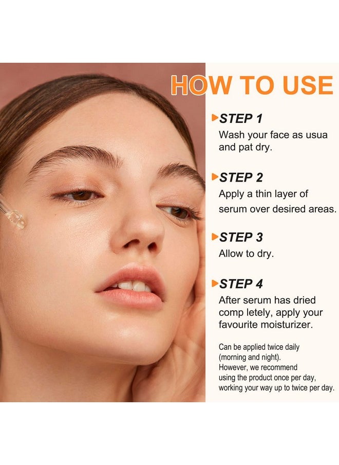 Premium 20% Vitamin C Serum For Face with Hyaluronic Acid, Retinol & Amino Acids - Boost Skin Collagen,Hydrate & Plump Skin, Anti Aging & Wrinkle Facial Serum 60ml